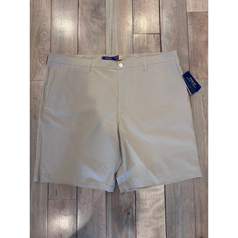 Polo Ralph Lauren Mens Performance Golf Shorts Khaki Tan Size 42